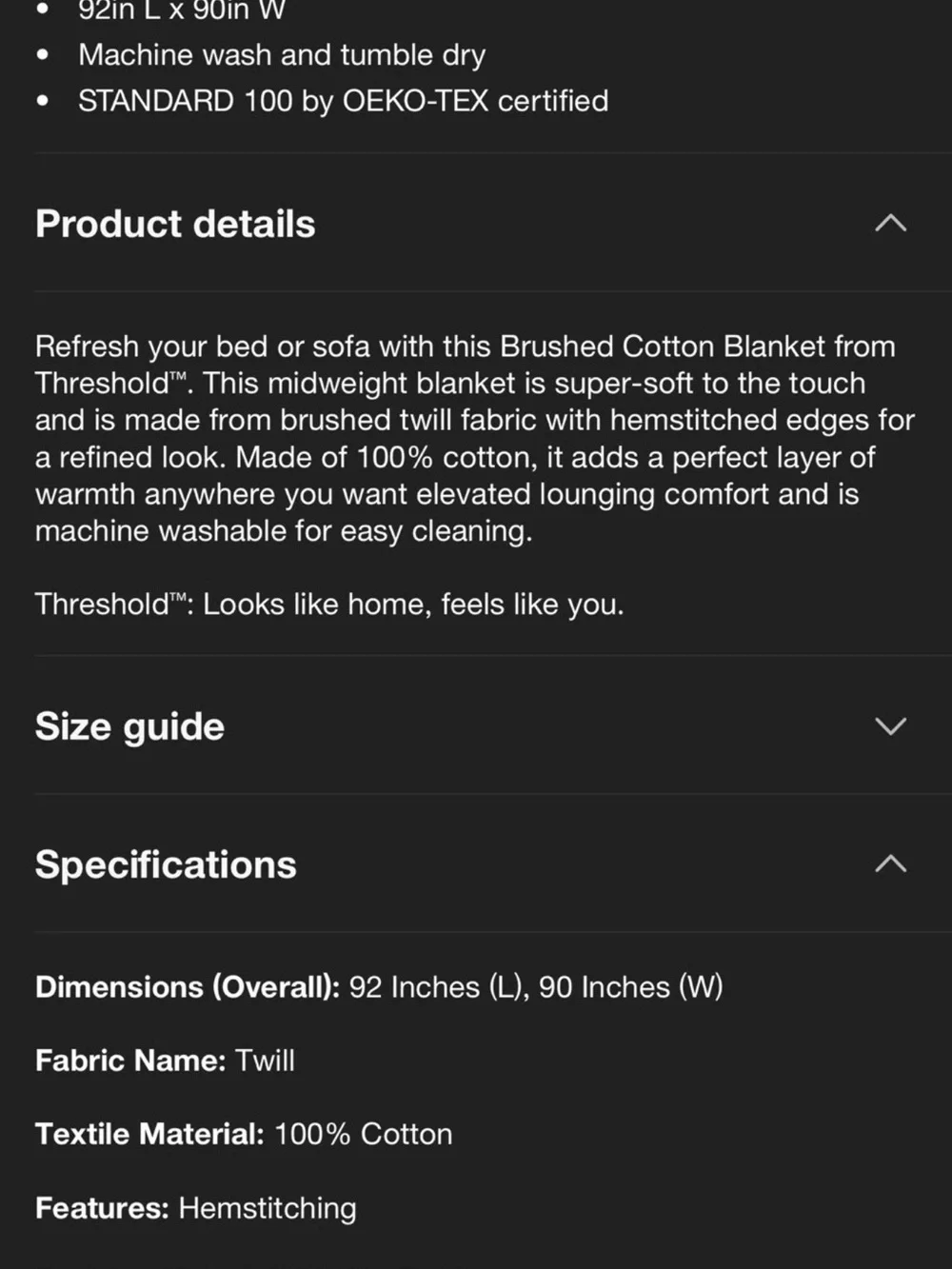 Full/Queen Brushed Cotton Blanket Green Plaid - Threshold™